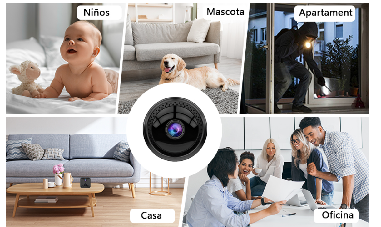 Velvia Mini Cámara Espía Inalámbrica HD – Seguridad discreta y portátil