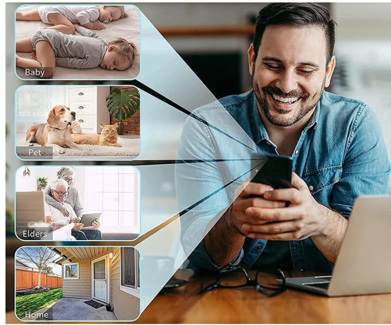 Velvia Mini Cámara Espía Inalámbrica HD – Seguridad discreta y portátil